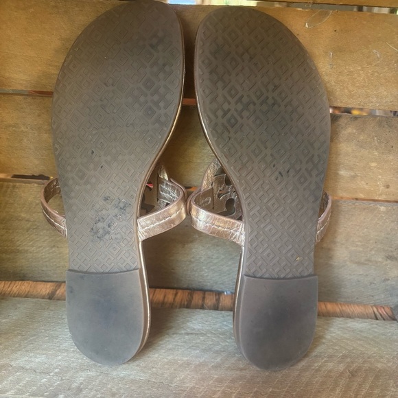 Tory Burch Miller Sandals in Rose Gold Size 6.5 - Picture 7 of 7